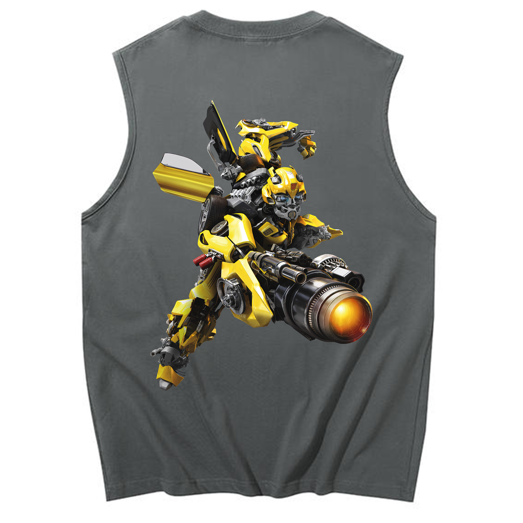 （画像用） Transformers トランスフォーマー コットン100％タンクトップ（背面プリント）